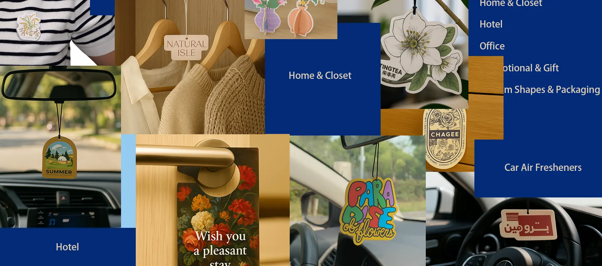 hanging paper air freshener manufacturer in China