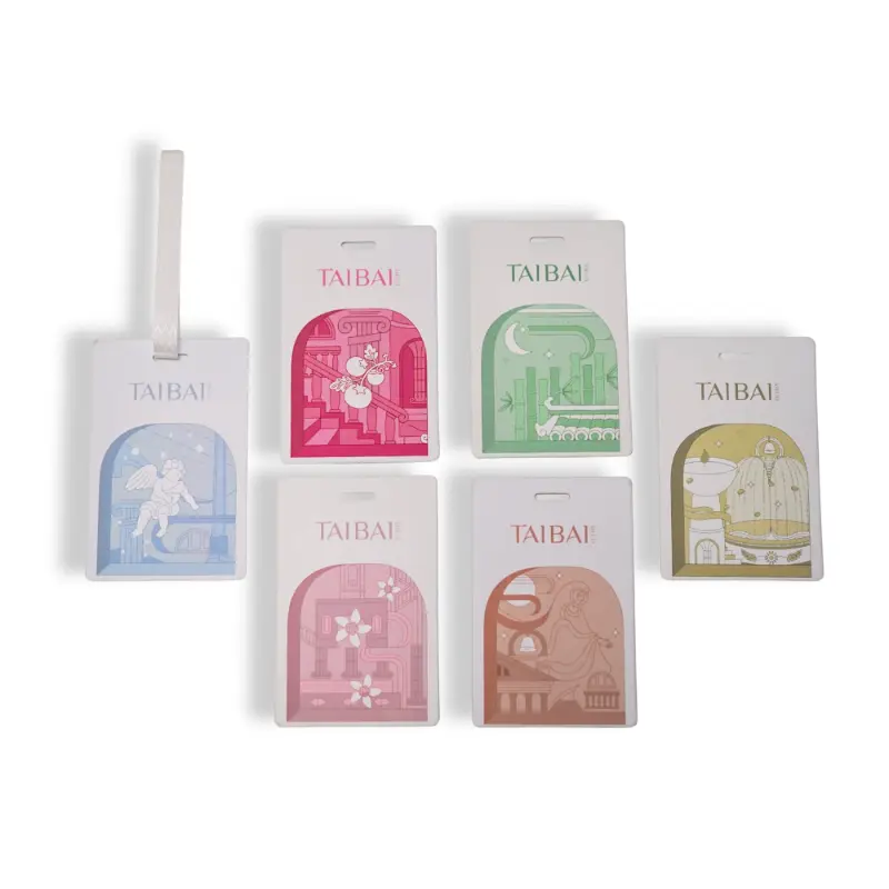 Multi-design custom paper air freshener set