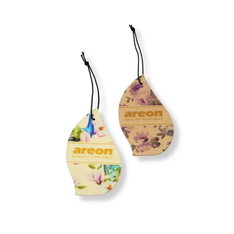 Osmanthus and violet scented paper air fresheners set