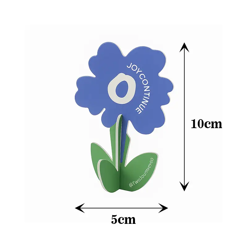 private label paper air freshener, flower design，custom size