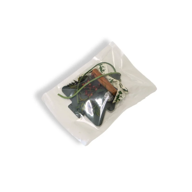 vacuum-sealed Christmas pine tree air freshener packaging