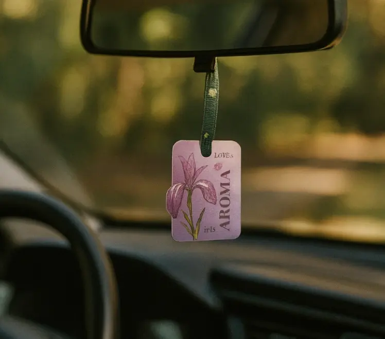 branded car air fresheners paper