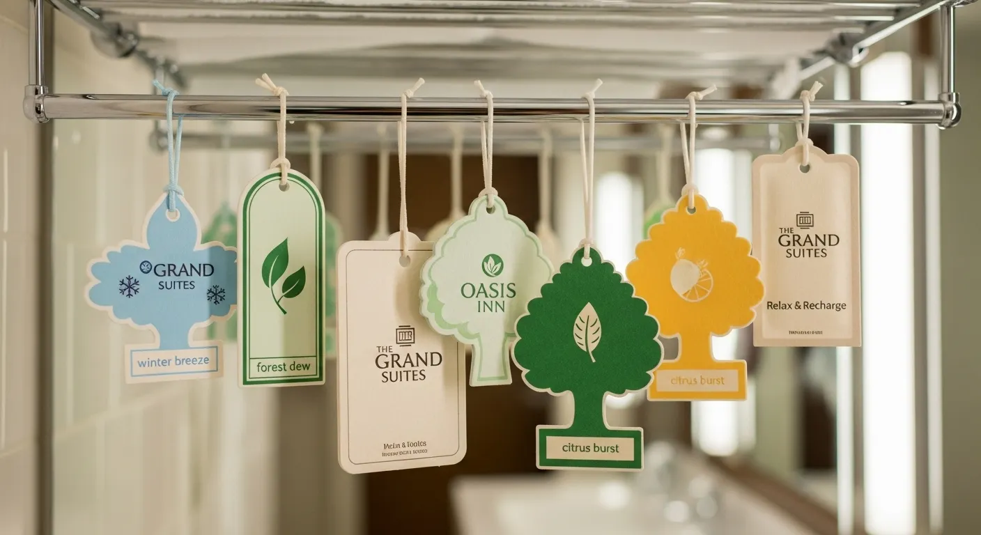 hotel room paper air fresheners