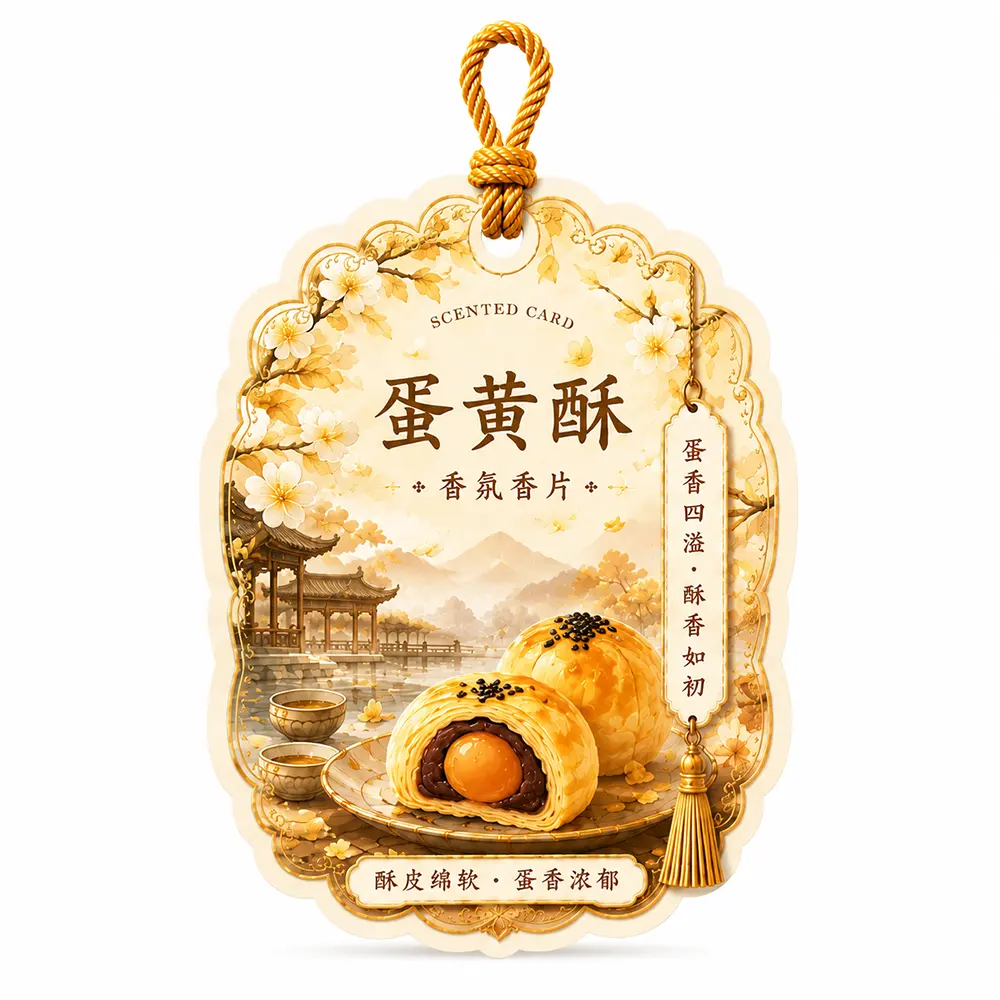 yolk pastry hanging air freshener