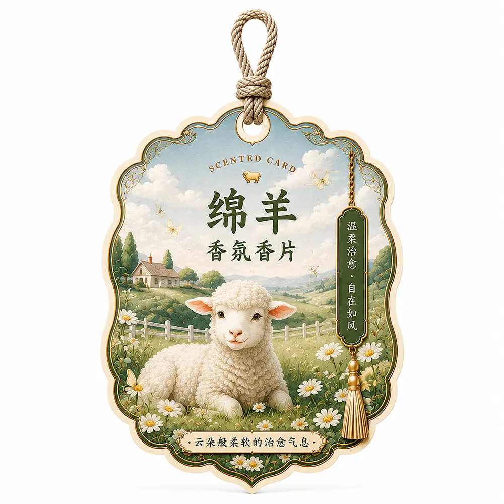 sheep meadow hanging air freshener