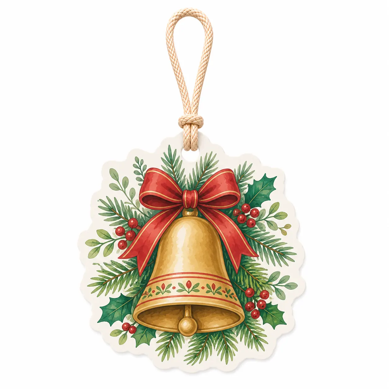 Campanellino di Natale per ambienti appeso