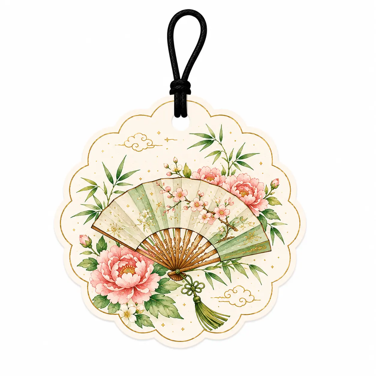 chinese fan hanging air freshener