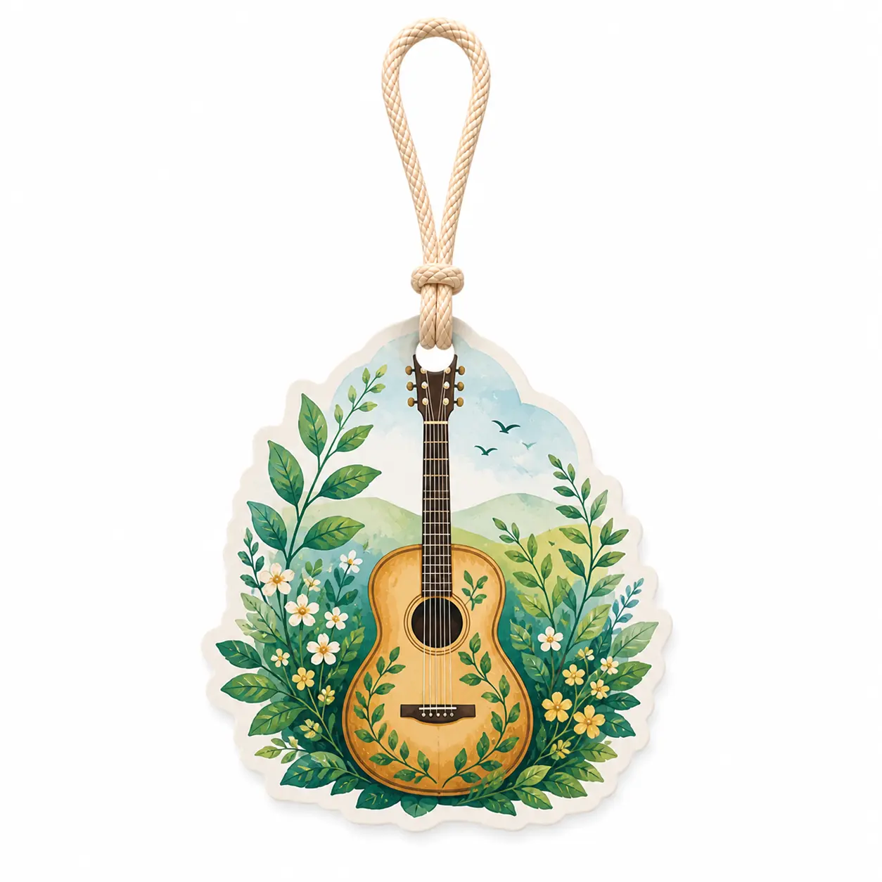 guitar hanging air freshener