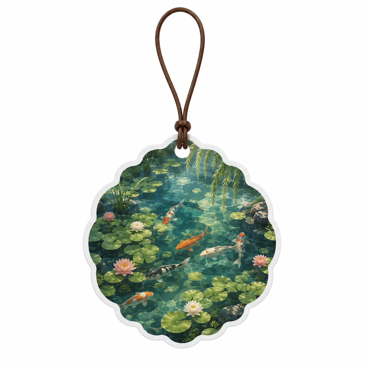 koi pond hanging air freshener