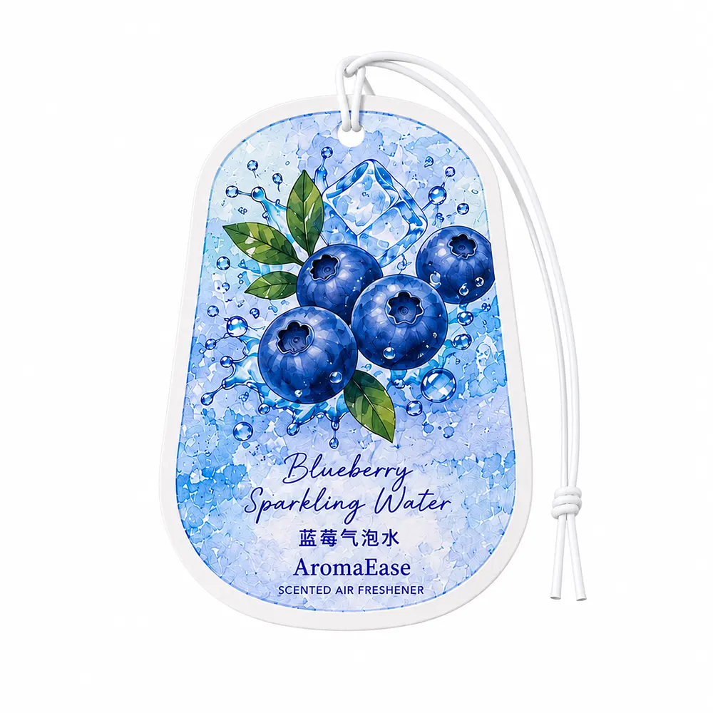 blueberry sparkling water hanging air freshener