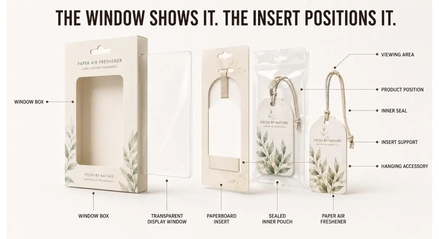 window box paper air freshener