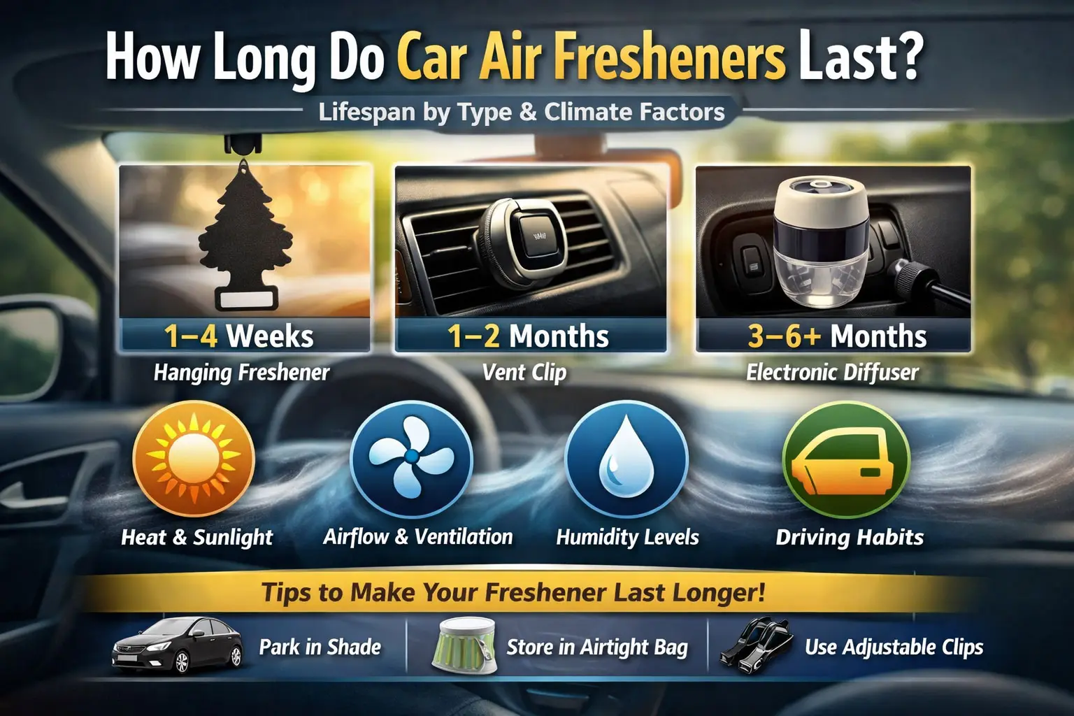 How Long Do Car Air Fresheners Last
